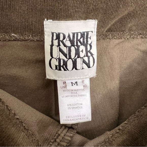 PRAIRIE UNDERGROUND Skinny Brown Corduroy Pants - Picture 5 of 5
